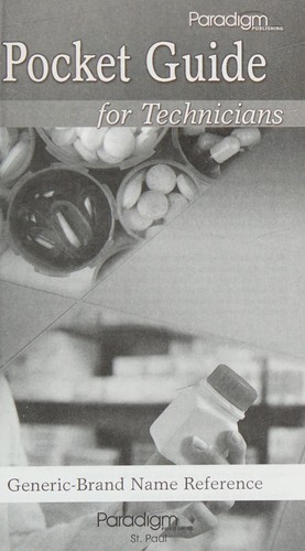 Pharmacology for Technicians Pocket Drug Guide