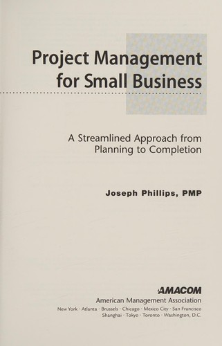 Project management for small business