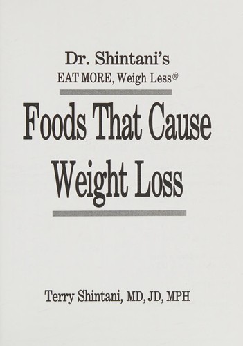 Foods that cause weight loss