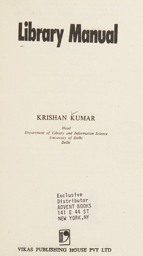 Library Manual