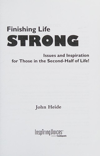 Finishing life strong