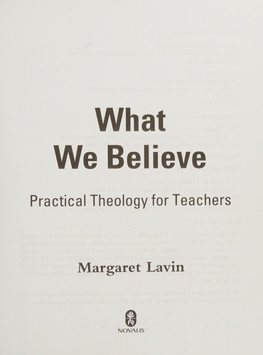 What we believe