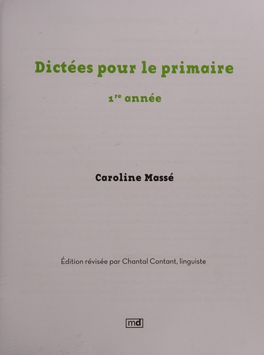 Dictées pour le primaire