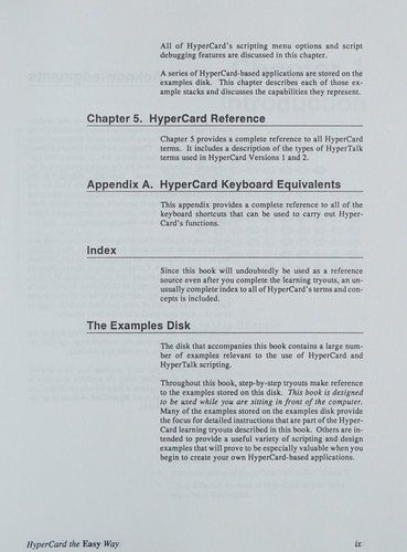 HyperCard, the easy way