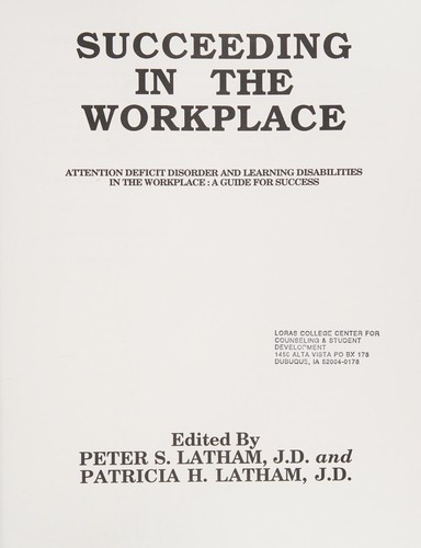 Succeeding in the workplace