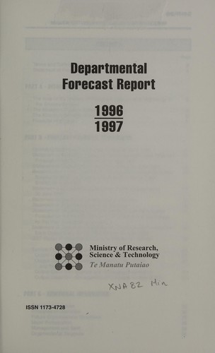 Departmental forecast report 1996/1997
