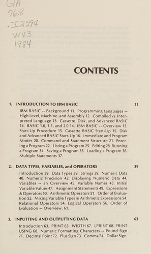 Bt-User Hdbk Ibm Basic