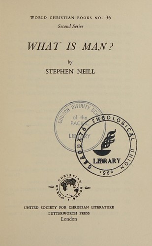 What is man?