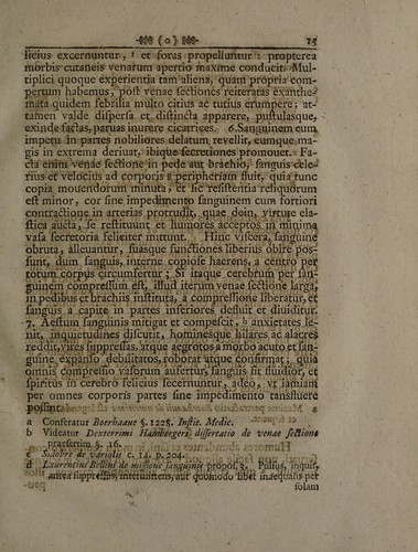 Brevis commentatio de sanguinis missione ejusque utilitate in morbis infantum acutis ...