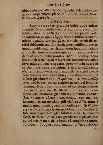 Dissertatio anatomica de glandula pineali lapidescente