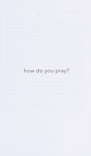 How Do You Pray?