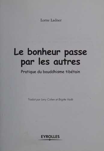 Le bonheur passe par les autres