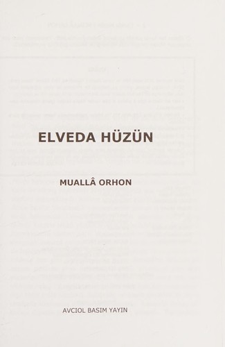 Elveda Hüzün