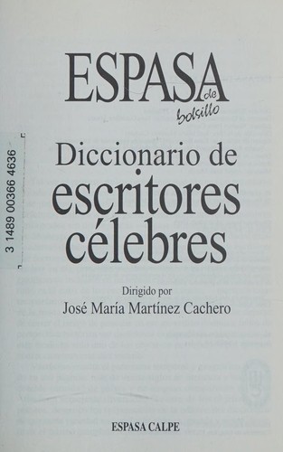 Dicc de Escritores Celebres