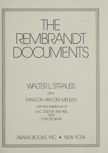 The Rembrandt documents