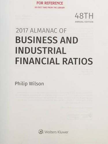 2017 almanac of business and industrial financial ratios