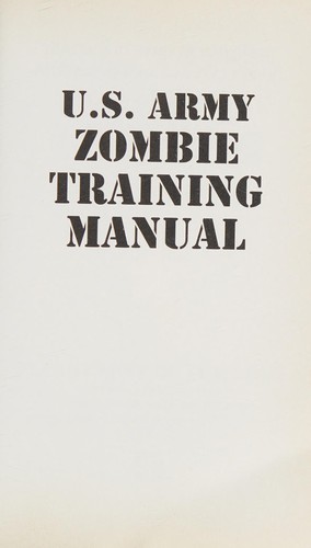 U.S Army zombie training manual