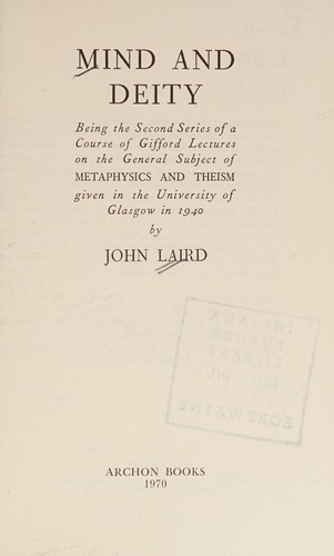 Mind and deity