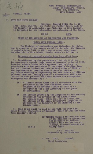 2/1933 general order