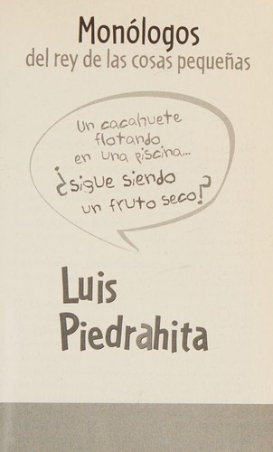Monólogos del rey de las cosas pequeñas
