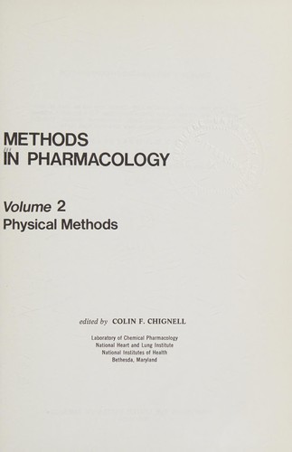 Methods in pharmacology