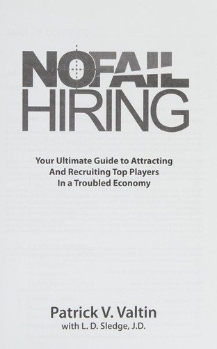 No-fail hiring
