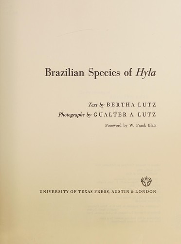 Brazilian species of Hyla