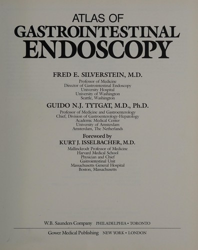 Atlas of gastrointestinal endoscopy