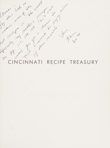 Cincinnati recipe treasury