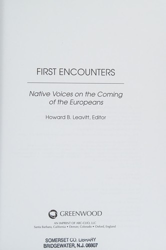 First encounters