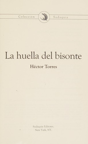 Huella Del Bisonte
