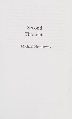 Second thoughts