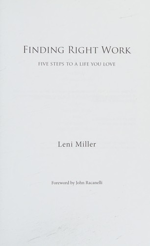 Finding right work