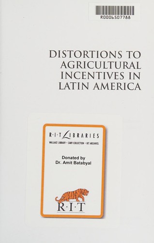 Distortions to agricultural incentives in Latin America