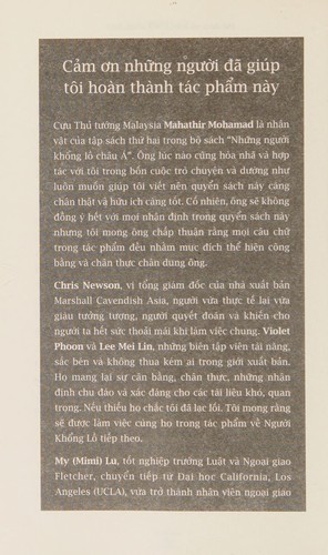 Đối thoại vớ Mahathir Mohamad