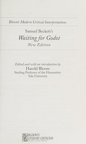 Waiting for Godot - Samuel Beckett (Modern Critical Interpretations)