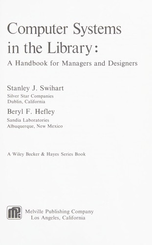 Computer systems in the library