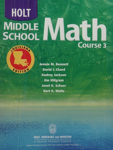 Holt middle school math