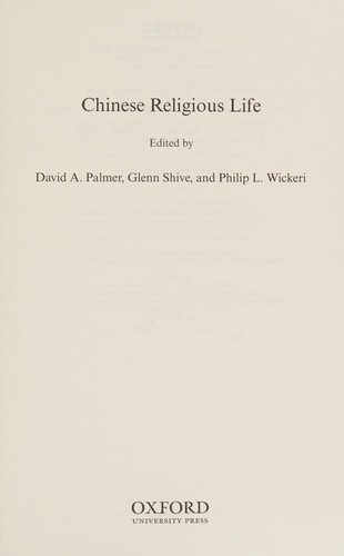 Chinese religious life