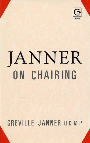 Janner on chairing