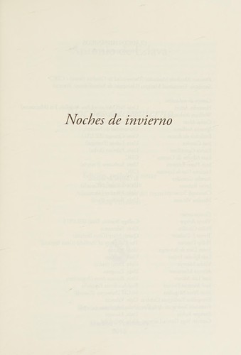 Noches de invierno