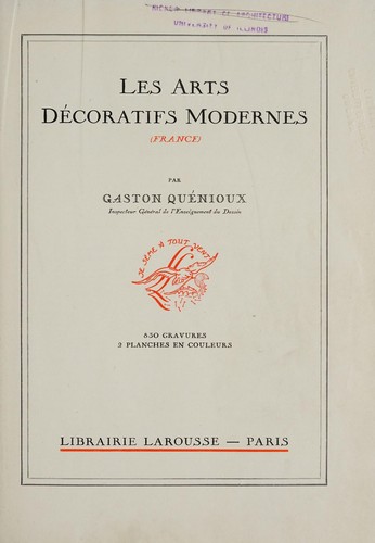 Les arts décoratifs modernes (France)