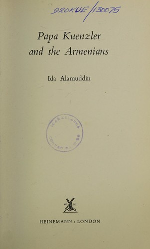 Papa Kuenzler and the Armenians