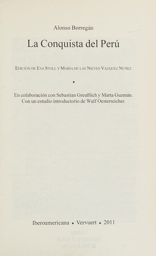 La conquista del Perú