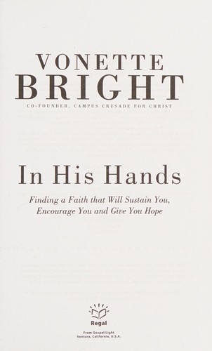In His hands