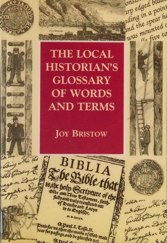 The Local Historian's Glossary of Words and Terms (Reference)