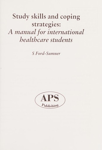 Study Skills and Coping Strategies for International Healthcare Students