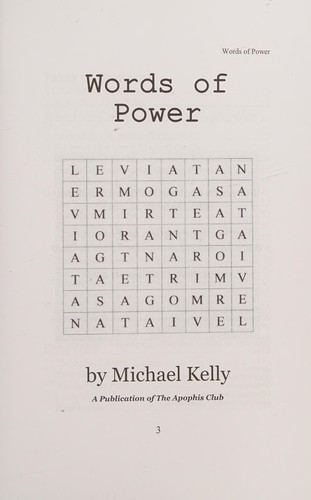 WORDS OF POWER