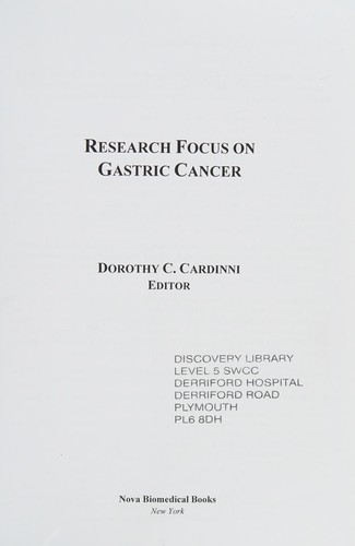 Research focus on gastric cancer