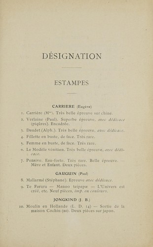 Estampes & dessins